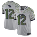 12th Fan Seattle Seahawks Nike 2025 RIVALRIES Vapor Limited Jersey - Gray