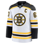 Brad Marchand Boston Bruins  Away Premium Jersey - White/Black