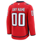 Washington Capitals  Home Premium Custom Jersey - Red/White/Black