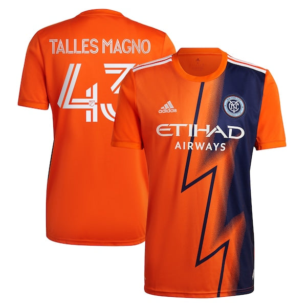Talles Magno New York City FC adidas 2022 The Volt Kit Replica Player Jersey - Orange