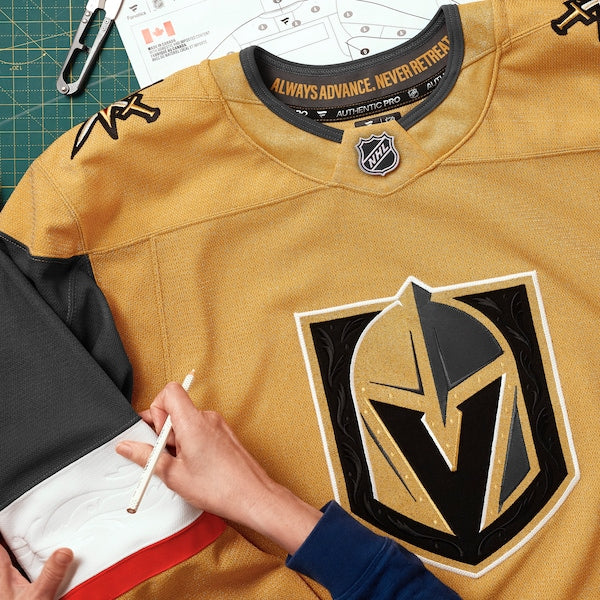 Vegas Golden Knights  Home Authentic Pro Custom Jersey - Gold