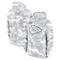 Kansas City Chiefs Nike 2024 Salute to Service Club Fleece Pullover Hoodie - Arctic Camo