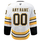 Boston Bruins  Away Authentic Pro Custom Jersey - White/Black