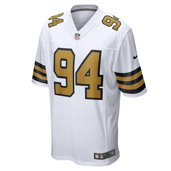 Cameron Jordan New Orleans Saints Nike Alternate Game Jersey -  White/Black