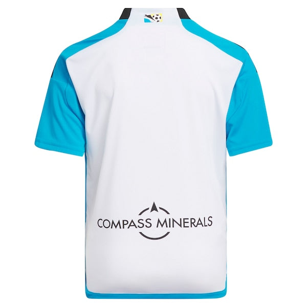 Sporting Kansas City adidas Youth 2024 Archive Replica Jersey - White