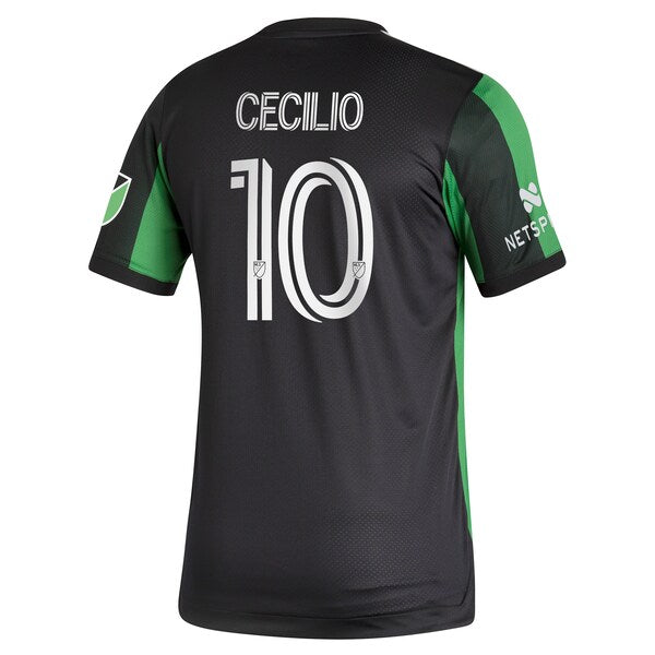 Cecilio Domínguez Austin FC adidas 2021 Primary Authentic Jersey - Black