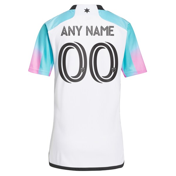 Minnesota United FC adidas 2024 The Northern Lights Kit Replica Custom Jersey - White