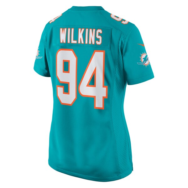 Christian Wilkins Miami Dolphins Nike Women's Team Game Jersey -  Aqua