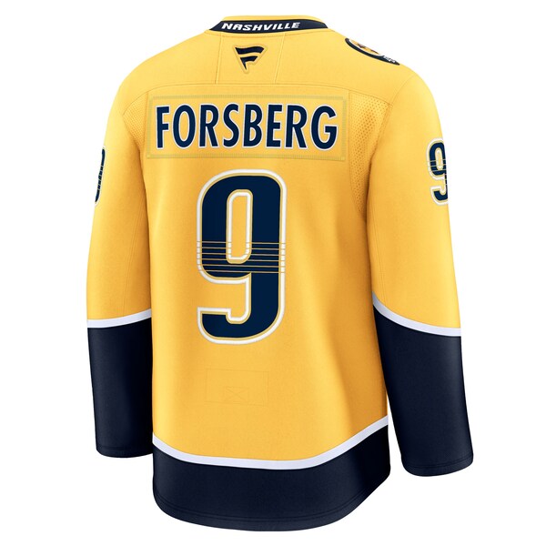Filip Forsberg Nashville Predators  Home Premium Jersey - Gold