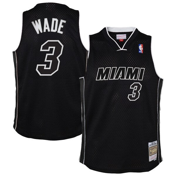 Dwyane Wade Miami Heat  Youth 2011/12 Hardwood Classics Swingman Alternate Jersey - Black