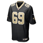 Barry Wesley New Orleans Saints Nike Team Game Jersey -  Black