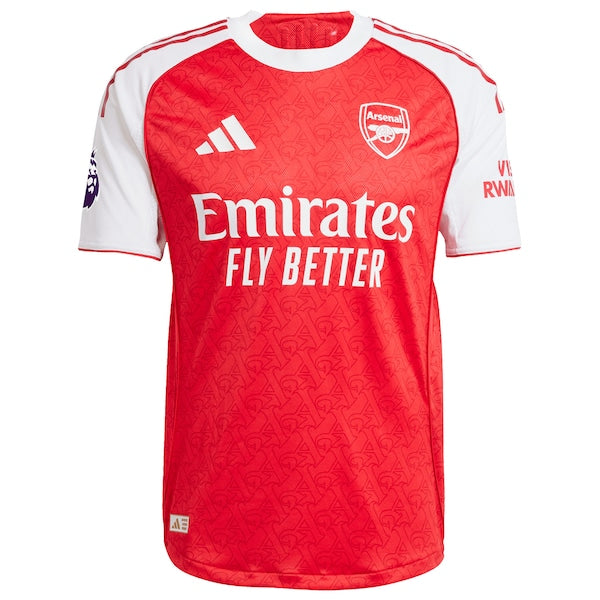 Arsenal adidas 2025/26 Home Authentic Jersey - Red/Blue