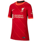 Liverpool Nike Youth 2021/22 Home Breathe Stadium Replica Jersey - Red