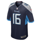 Treylon Burks Tennessee Titans Nike Player Game Jersey - Navy/Light Blue