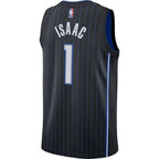Jonathan Isaac Orlando Magic Nike Swingman Jersey - Black - Icon Edition