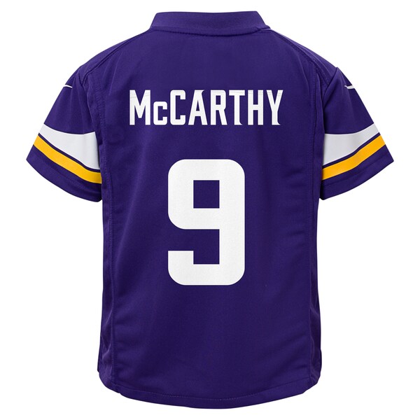 J.J. McCarthy Minnesota Vikings Nike Toddler Game Jersey - Purple
