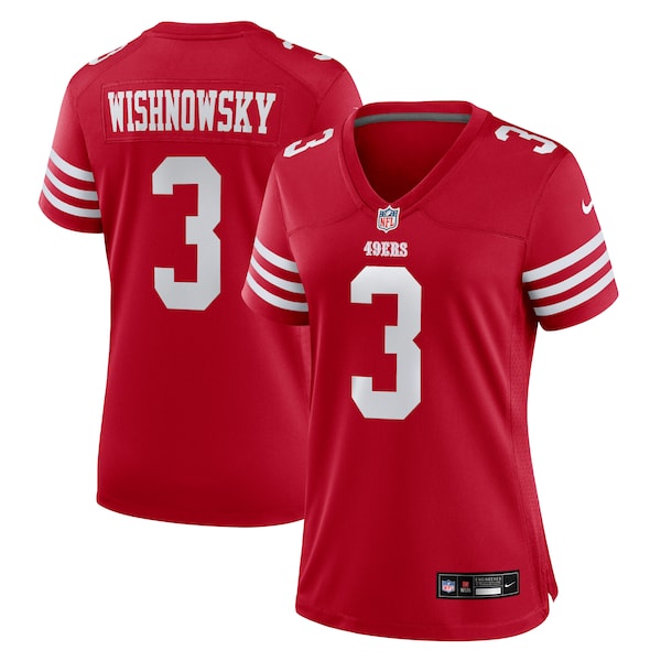 Mitch Wishnowsky San Francisco 49ers Nike Women's  Game Jersey -  Scarlet