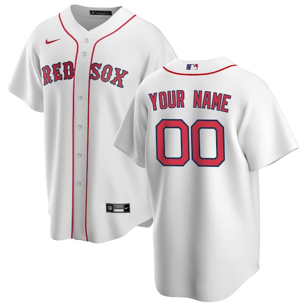 Boston Red Sox Nike Youth Home Replica Custom Jersey - White