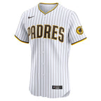 San Diego Padres Nike Home Elite Custom Jersey - White