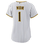 San Diego Padres Nike Women's #1 Mom Home Replica Jersey - White