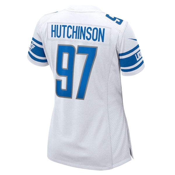 Aidan Hutchinson Detroit Lions Nike Women's Player Jersey - White