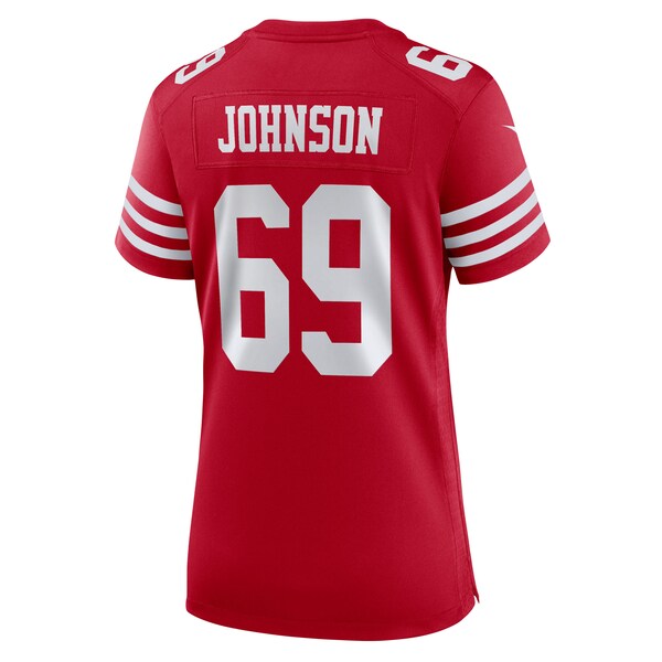 Zack Johnson San Francisco 49ers Nike Women's Team Game Jersey -  Scarlet