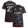 Theodore Ku-Dipietro D.C. United adidas Women's 2024 The Icon Kit Replica Player Jersey – Black