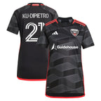 Theodore Ku-Dipietro D.C. United adidas Women's 2024 The Icon Kit Replica Player Jersey – Black