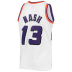 Steve Nash Phoenix Suns 2001/02 Hardwood Classics Swingman Jersey - White/Purple