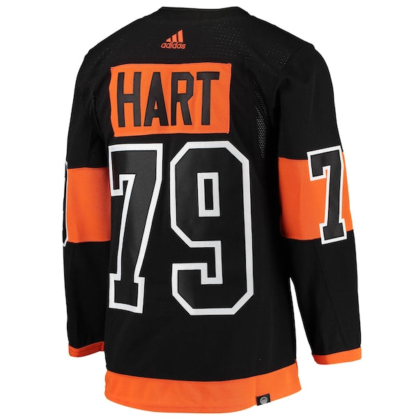 Carter Hart Philadelphia Flyers adidas Alternate Primegreen Authentic Player Jersey - Black