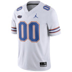 Men's Jordan Brand White Florida Gators Football Custom Game Jersey
