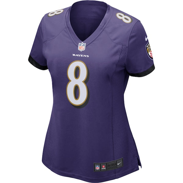Lamar Jackson Baltimore Ravens Nike Women's Game Jersey - Purple