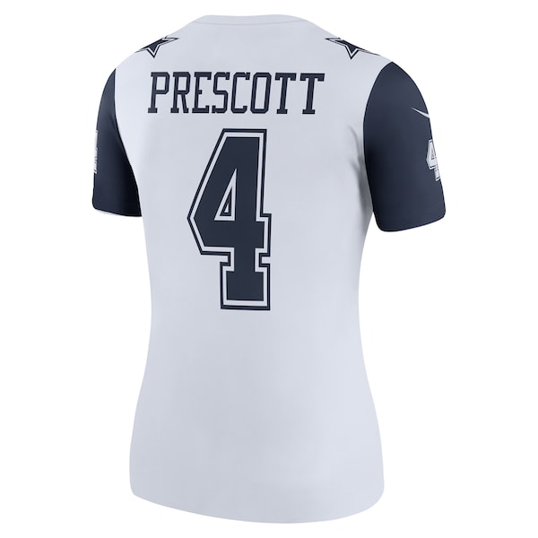Dak Prescott Dallas Cowboys Nike Women's Color Rush Legend Player Jersey - White/Navy