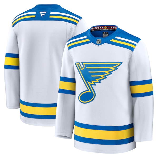 St. Louis Blues  Away Premium Jersey - White/Blue