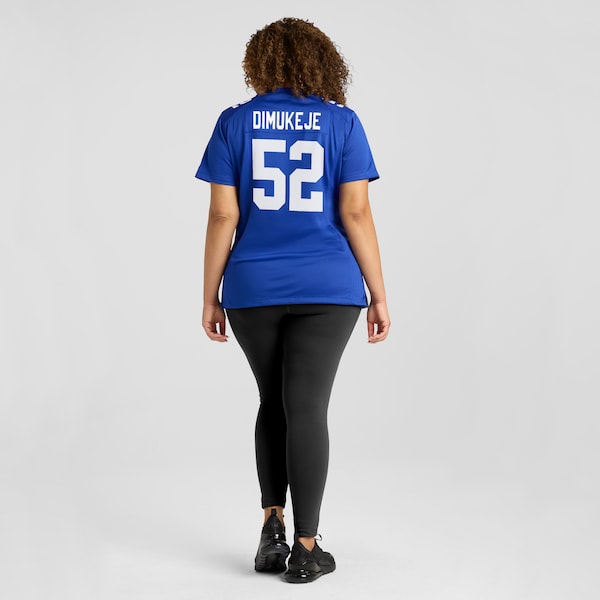 Victor Dimukeje New York Giants Nike Women's Team Game Jersey -  Royal