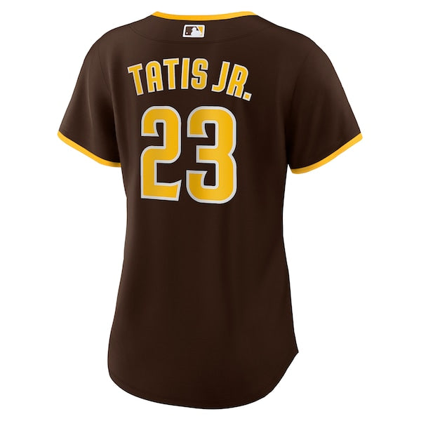Fernando Tatís Jr. San Diego Padres Nike Women's Road Replica Player Jersey - Brown/White