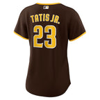 Fernando Tatís Jr. San Diego Padres Nike Women's Road Replica Player Jersey - Brown/White