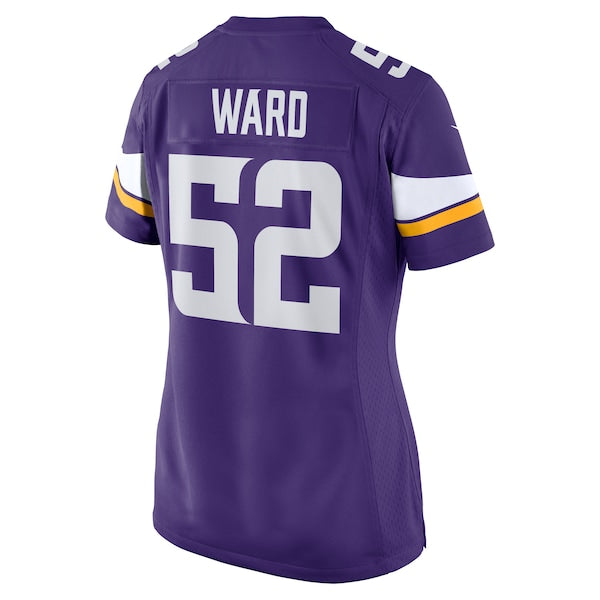 Jihad Ward Minnesota Vikings Nike Women's Team Game Jersey -  Purple