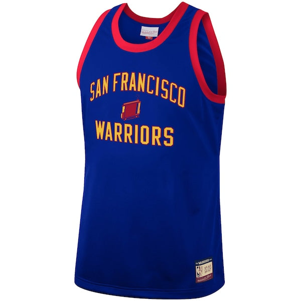 Golden State Warriors  Hardwood Classics Team Heritage Fashion Jersey - Royal