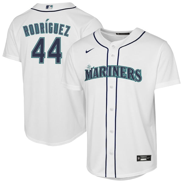 Julio Rodriguez Seattle Mariners Nike Youth Home Replica Player Jersey - White
