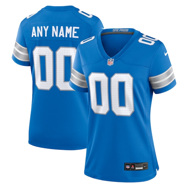 Detroit Lions Nike Women's Custom Game Jersey - Blue