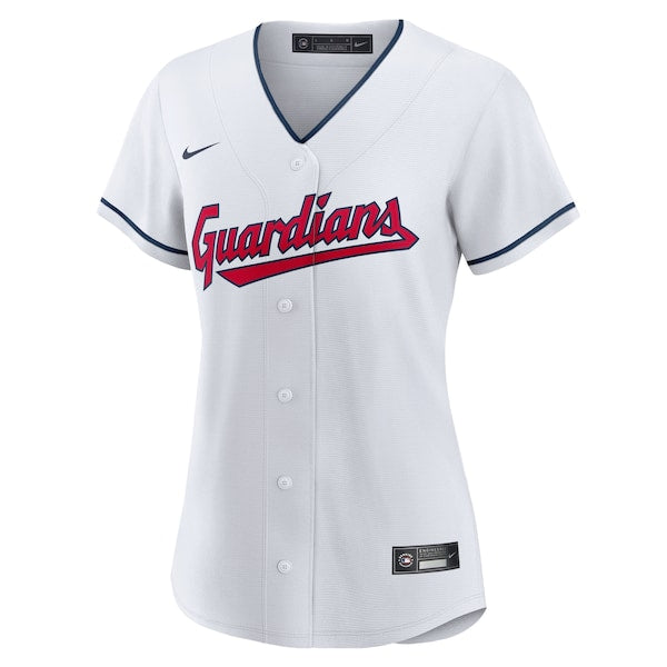 Cleveland Guardians Nike Women's Home Blank Replica Jersey- White