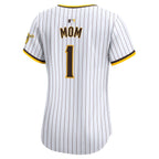 San Diego Padres Nike Women's #1 Mom Home Limited Jersey - White