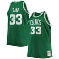 Larry Bird Boston Celtics Big & Tall 1985/86 NBA 75th Anniversary Diamond Swingman Jersey - Kelly Green