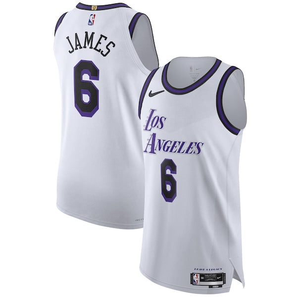 LeBron James Los Angeles Lakers Nike 2022/23 Authentic Jersey - City Edition - White