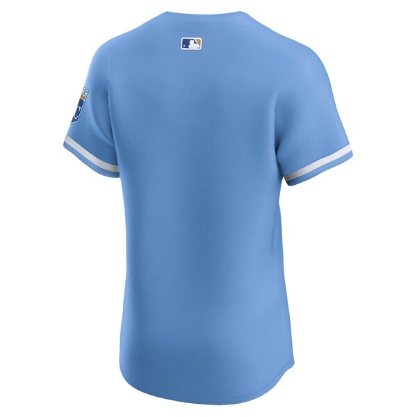 Kansas City Royals Nike Alternate Vapor Premier Elite Patch Jersey - Light Blue