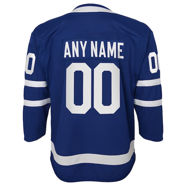Toronto Maple Leafs Youth Home Premier Custom Jersey - Blue