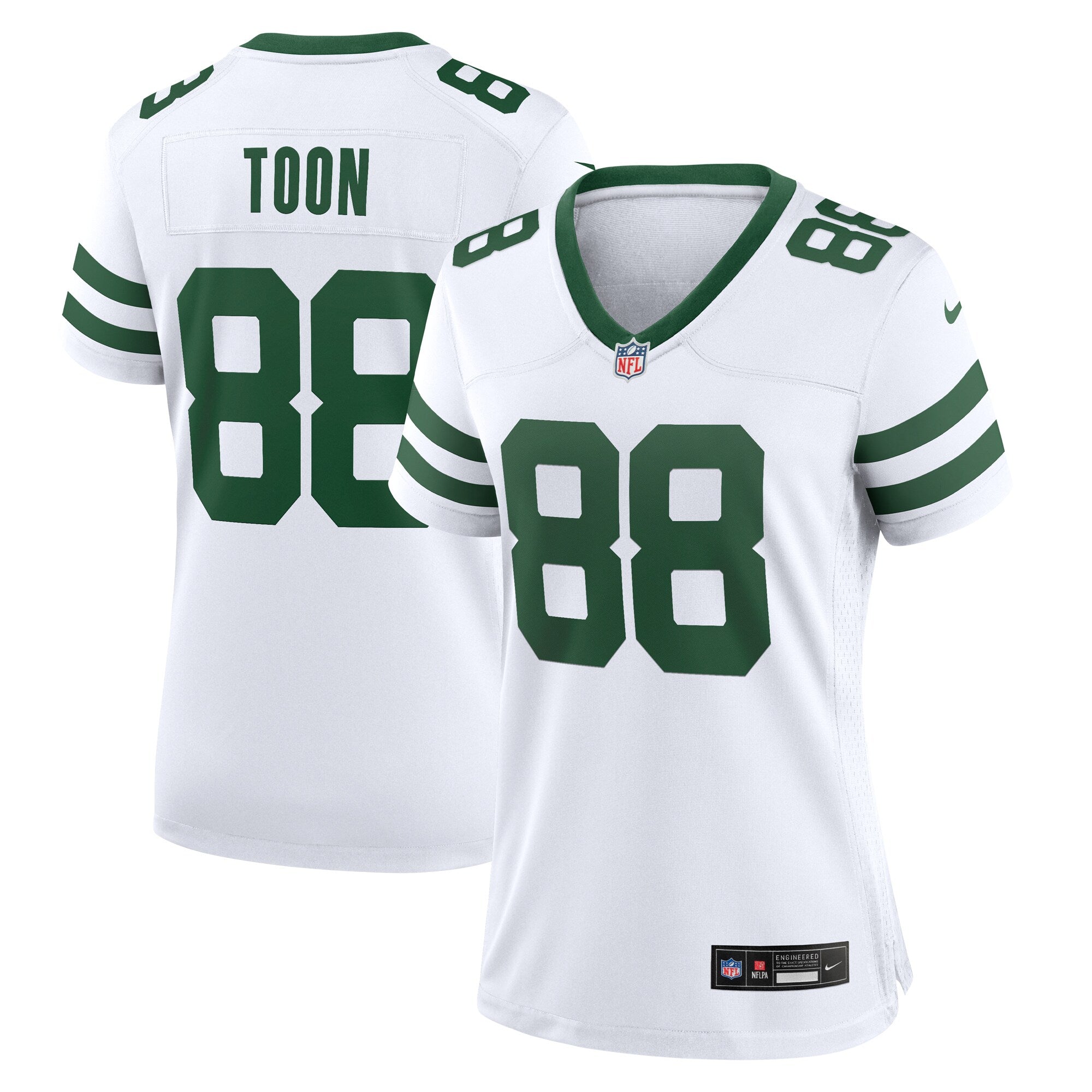 Al Toon New York Jets Nike Women's Game Retired Player Jersey - Gotham Green/White