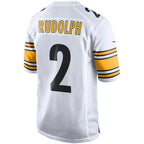 Men's Pittsburgh Steelers Mason Rudolph Nike White Game Jersey