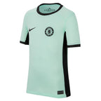 Chelsea Nike Youth 2023/24 Third Stadium Replica Custom Jersey - Mint